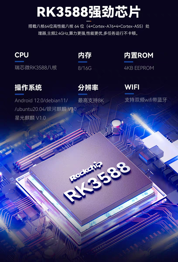 RK3588芯片强劲性能