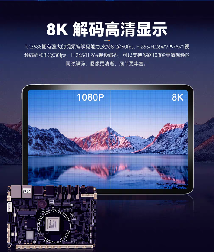 8K解码高清显示